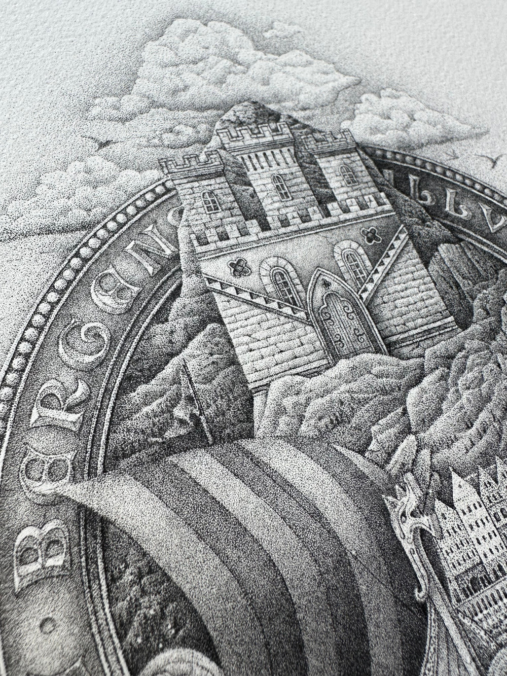 Tegning a Bergens bysegl