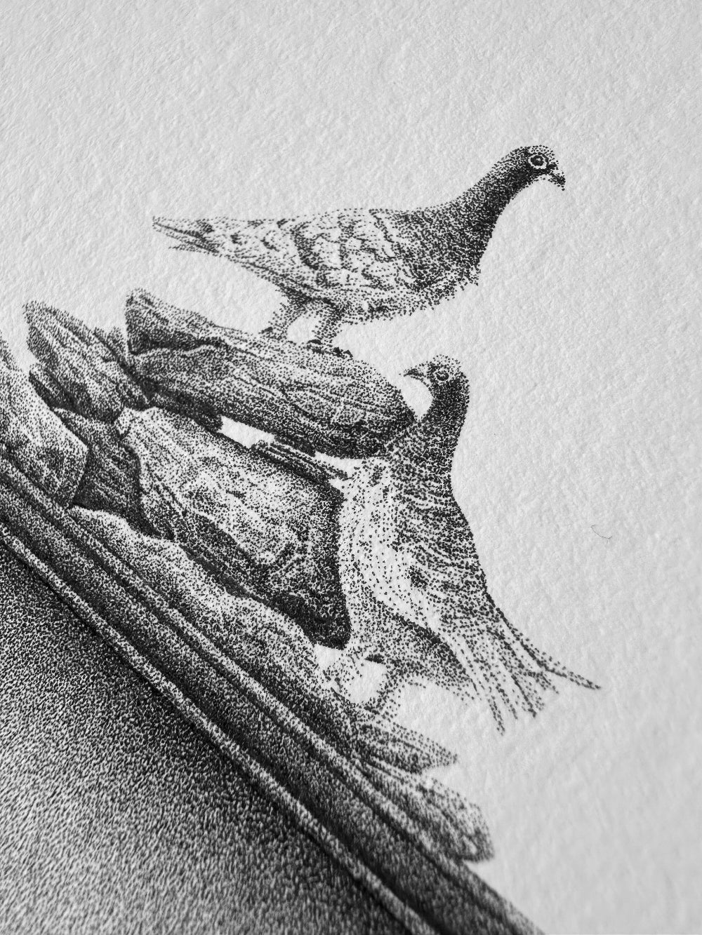 Kunsttrykk av Gausdal kommunes kommunevåpen, viser Skeikampen og, ryper og harer