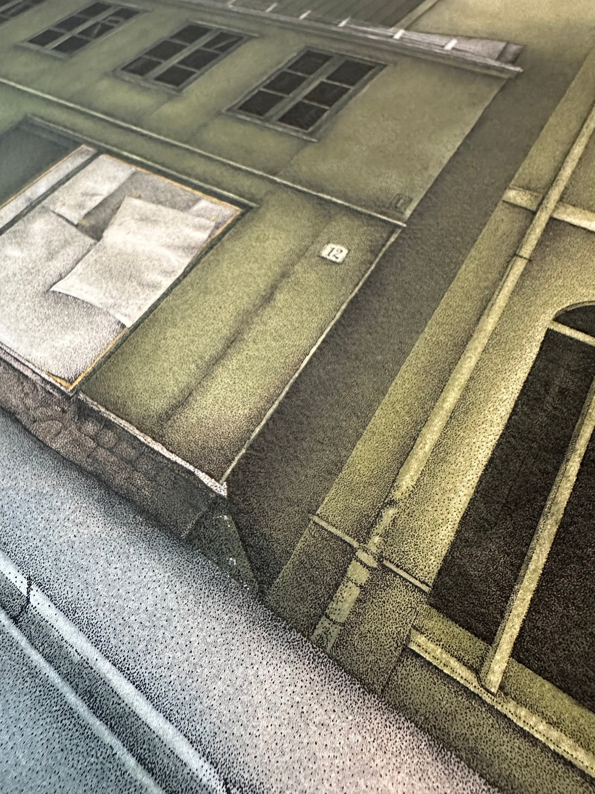 Tegning av Tøyenbekken 12 på Grønland Oslo