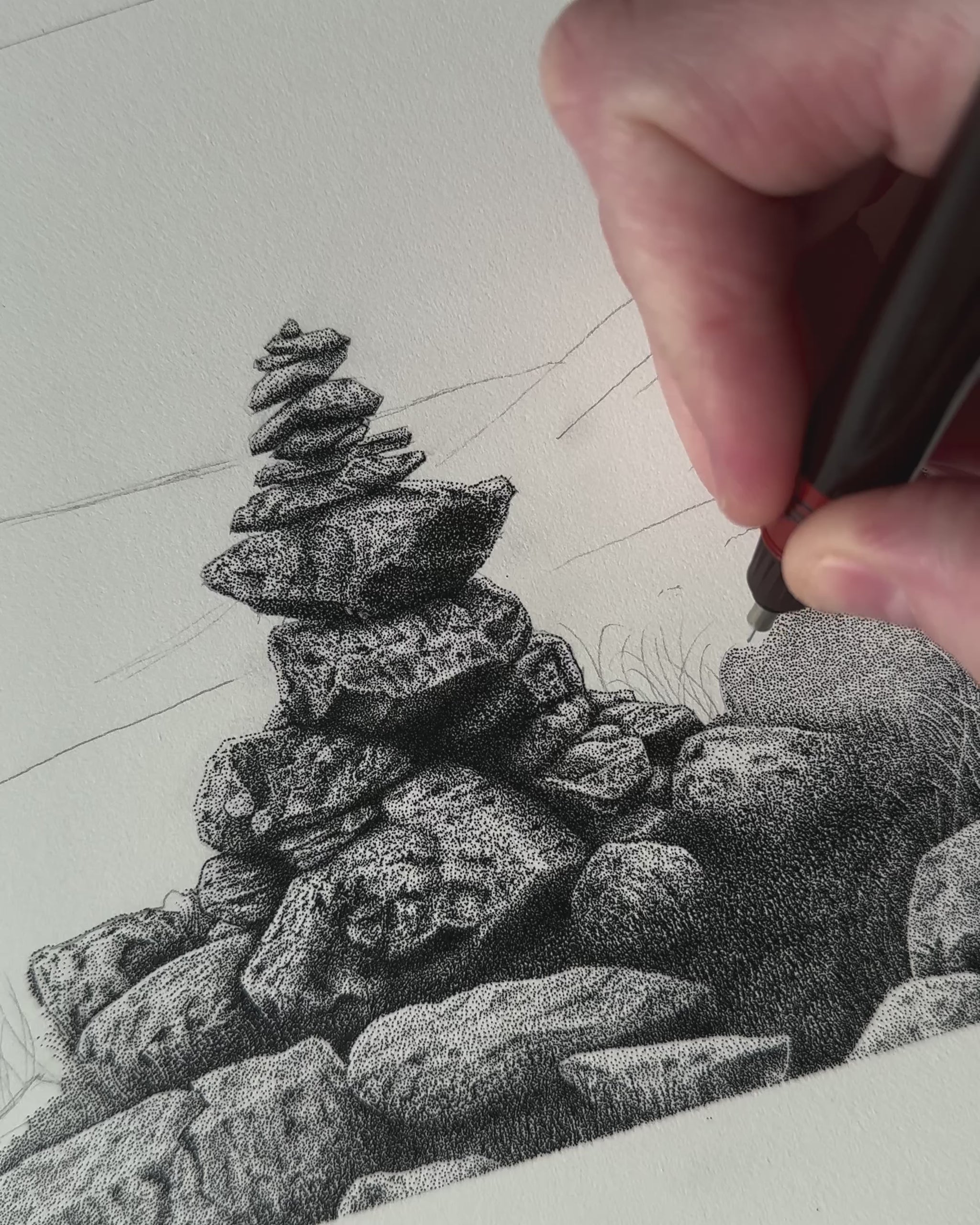 Drawing of a varde